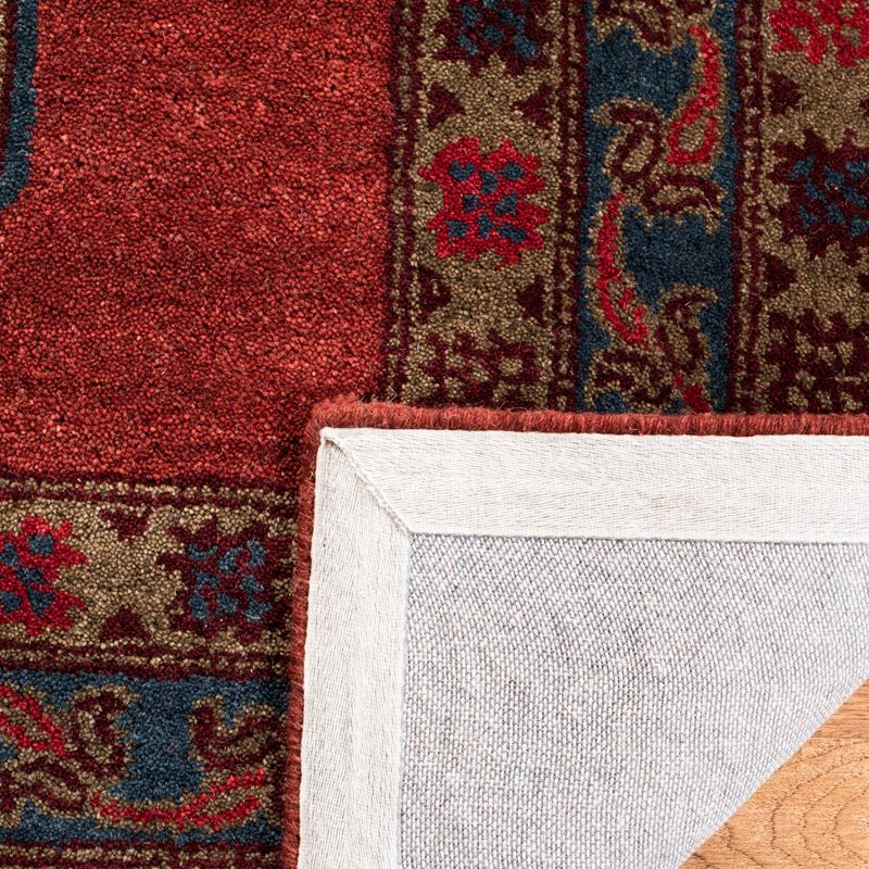 Heritage HG919 Hand Tufted Area Rug - Red - 5'x8' - Safavieh.