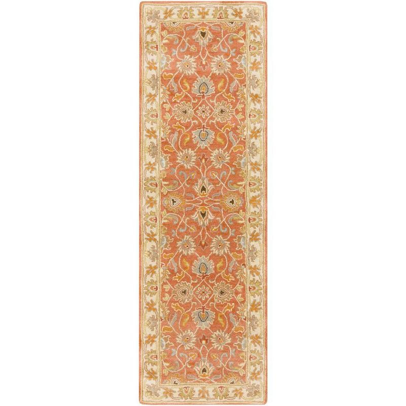 Mark & Day Paris 3'x12' Runner Tufted Indoor Area Rugs Burnt Orange