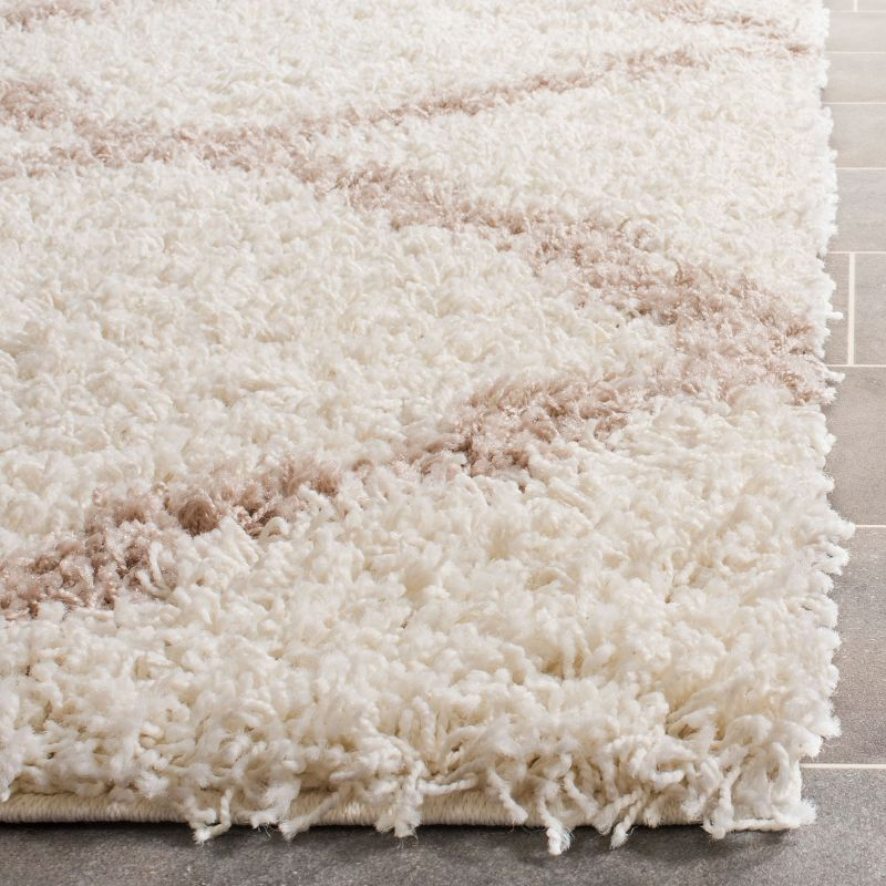 Dallas Shag SGD257 Power Loomed Indoor Area Rug - Ivory/Beige - 8'x10' - Safavieh.