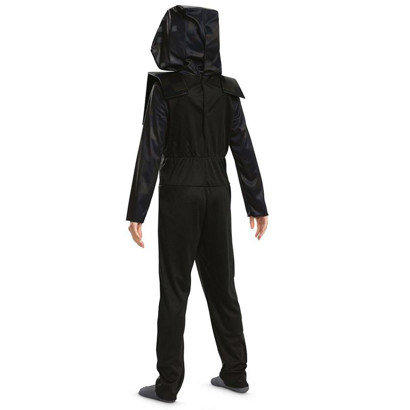 Minecraft Wither Skeleton Hooded Jumpsuit Classic Child Costume, Small (4-6)