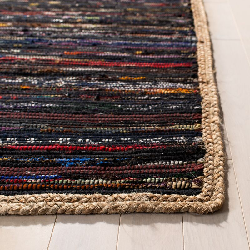 Montauk MTK960 Hand Woven Area Rug - Black/Natural - 5'x8' - Safavieh.