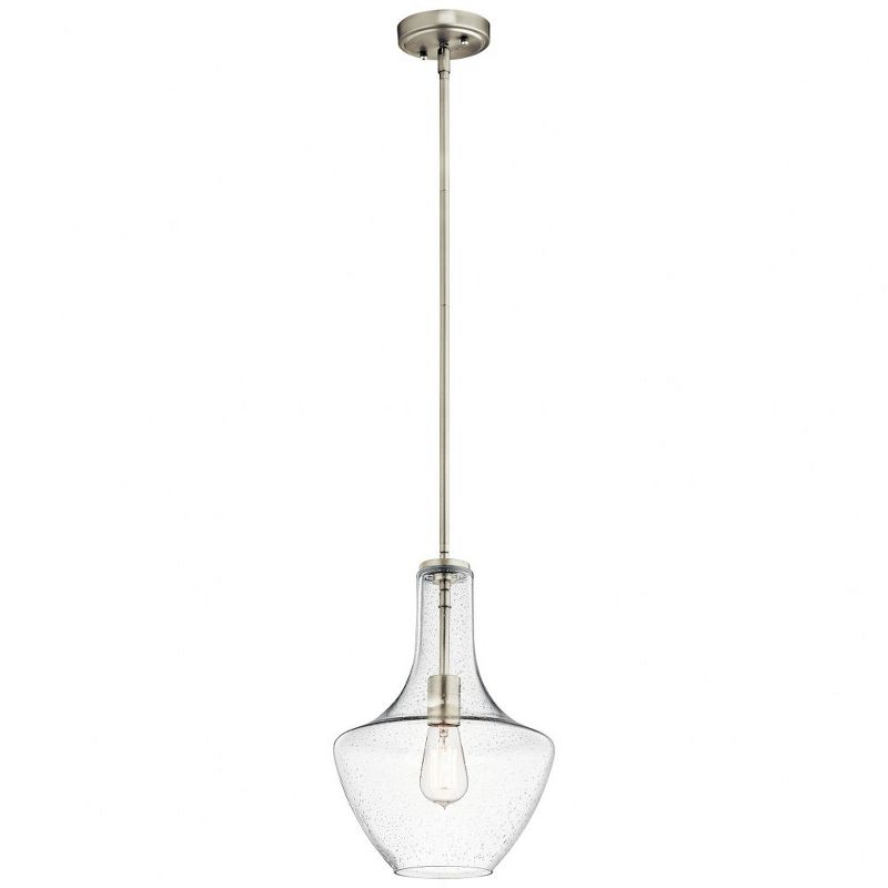 Kichler Lighting Everly 1 - Light Pendant in  Brushed Nickel