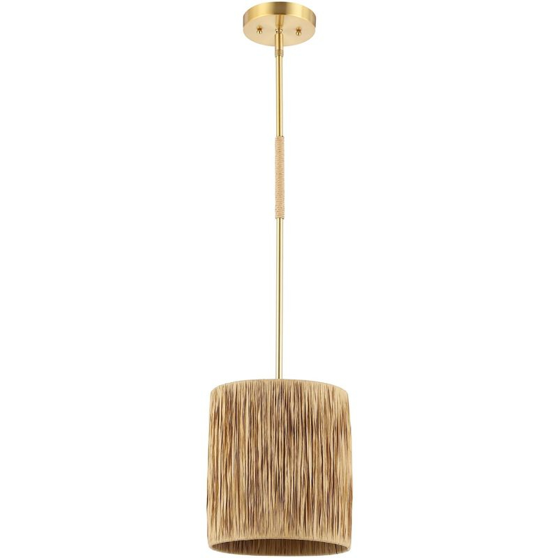 Saija 9" Pendant - PND4189 - Natural/Gold - Safavieh