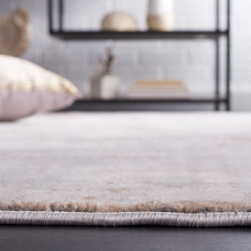Eternal ETL204 Power Loomed Indoor Area Rug - Grey/Beige - 6'7" Round - Safavieh