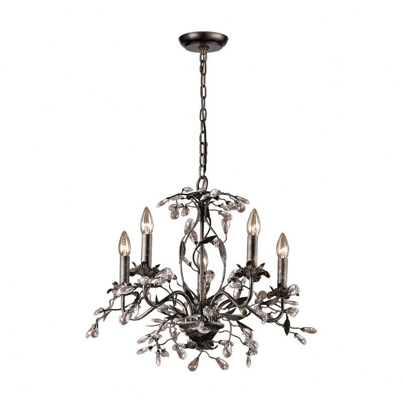 Elk Home Circeo 5 - Light Chandelier in  Deep Rust