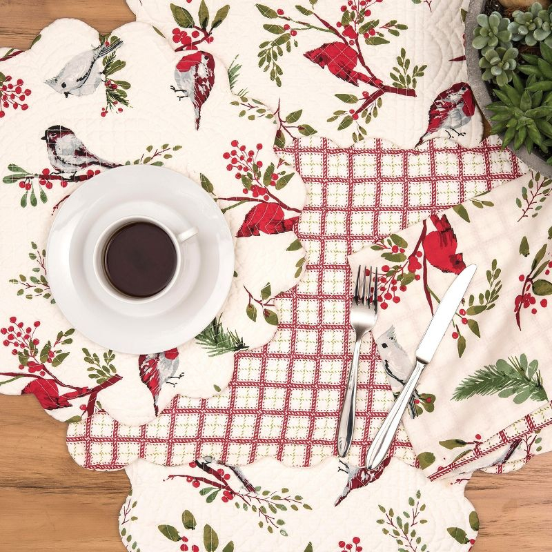 C&F Home 14" x 51" Sprig Birds Table Runner