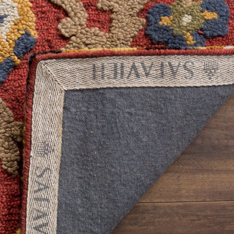 Blossom BLM401 Hand Tufted Area Rug - Red/Multi - 4'x6' - Safavieh.