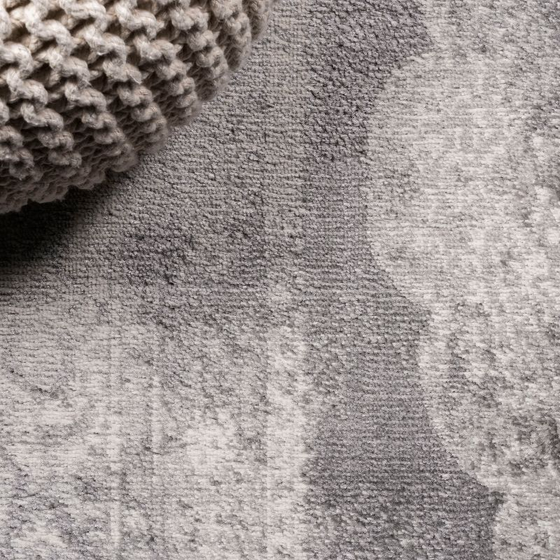 2'x10' Rosalia Cottage Medallion Runner Rug, Gray/Dark Gray - JONATHAN Y