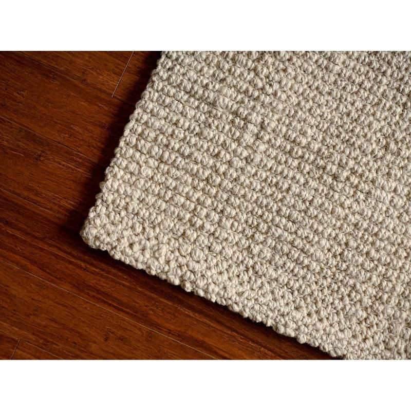Anji Mountain 4'x6' Andes Handloom Woven Jute Area Rug Ivory