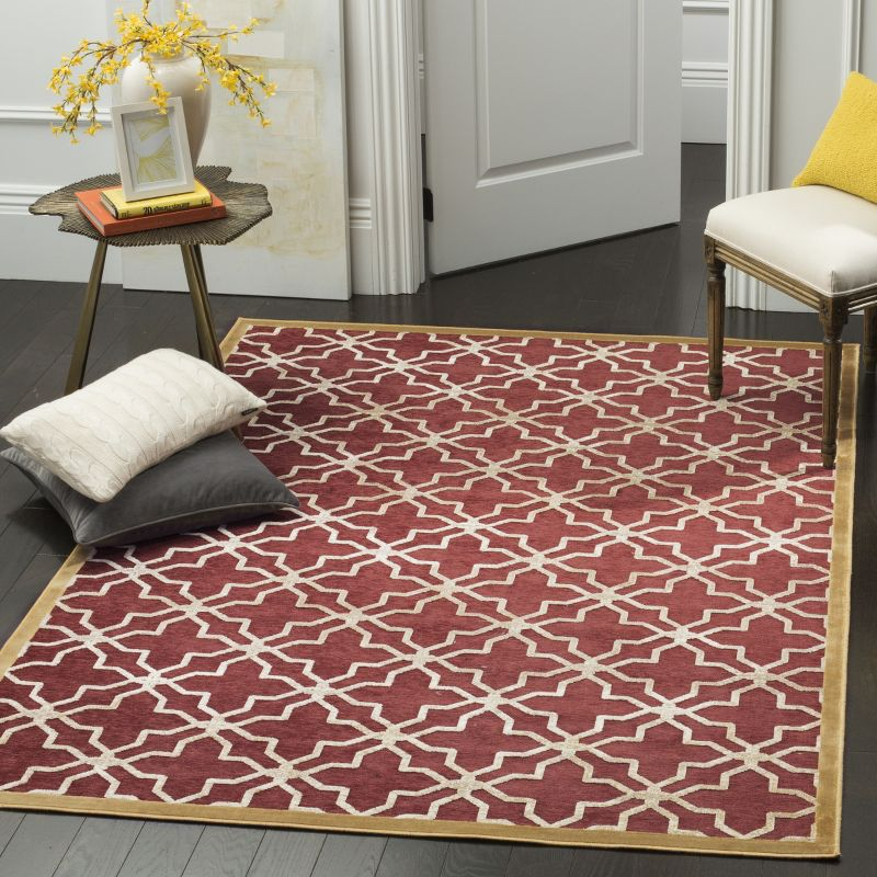 Star Gradient Martha Stewart Viscose Pile Geometric Rug