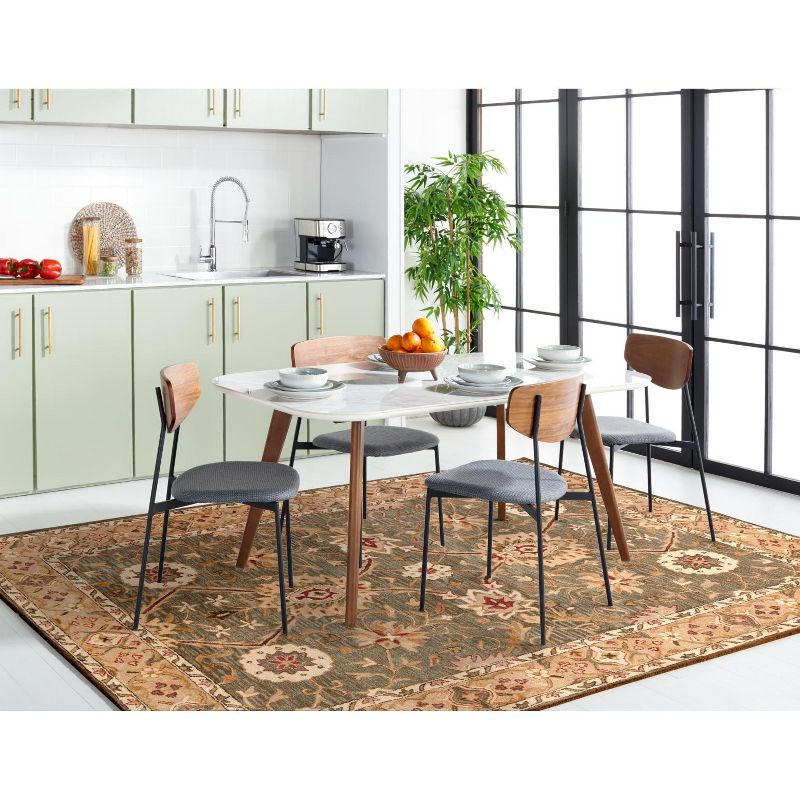 Anatolia AN516 Hand Tufted Indoor Area Rug - Brown/Ivory - 9'x12' - Safavieh