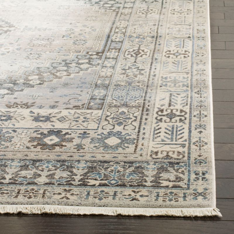 Vintage Persian VTP472 Power Loomed Area Rug - Grey/Blue - 9'x11'7" - Safavieh.