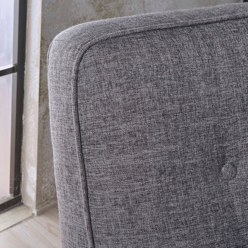 Calliope Buttoned Reclining Loveseat Gray - Christopher Knight Home