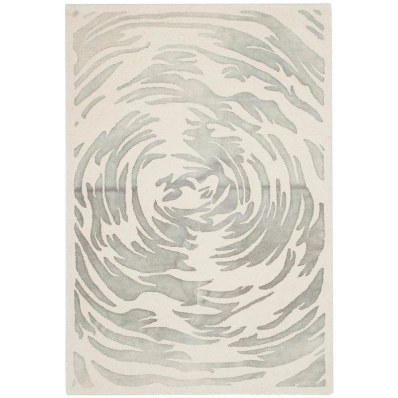 Bella BEL128 Hand Tufted Accent Rug - Ivory/Grey - 3'x5' - Safavieh.