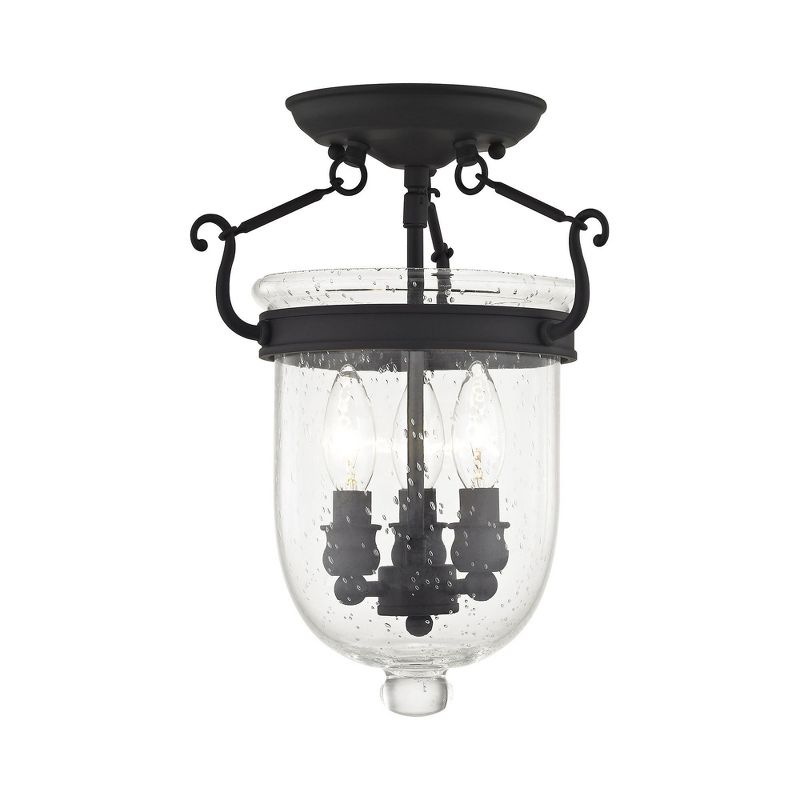 Dovecove Pierrepont Glass Semi Flush Mount
