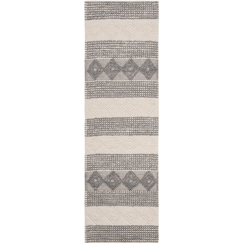 Natura NAT105 Hand Woven Accent Accent Rug - Grey/Ivory - 2' X 3' - Safavieh.