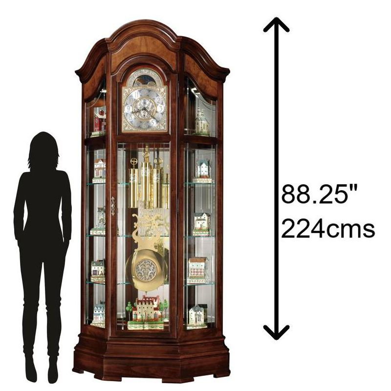 Howard Miller 610939 Majestic Ii Floor Clock 610939 Windsor Cherry