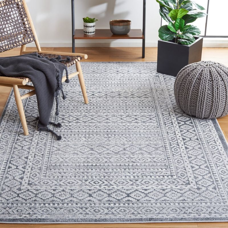 Toscana TOS658 Power Loomed Area Rug - Grey/Ivory - 8'x10' - Safavieh.