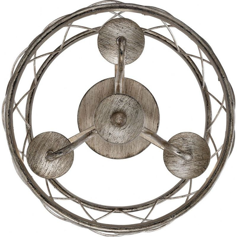 Quoizel Lighting Dury 3 - Light Semi-Flush Mount in  Antique White