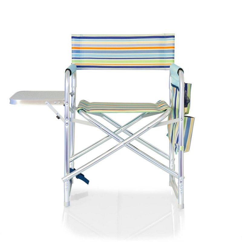 Picnic Time Sports Outdoor Portable Camp Chair with Side Table