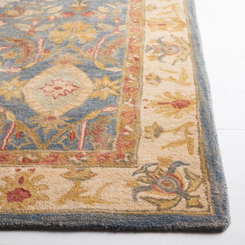 Anatolia AN544 Hand Tufted Indoor Accent Rug - Light Blue/Ivory - 2'x3' - Safavieh