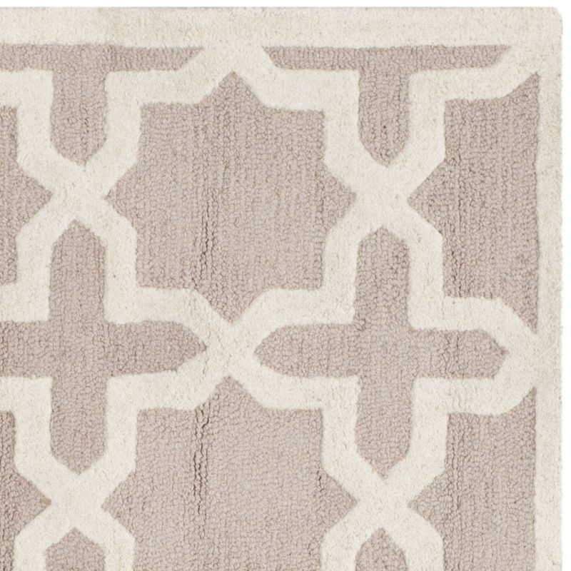 Cambridge CAM125 Tufted Indoor Area Rug - Beige/Ivory - 6'x6' - Safavieh