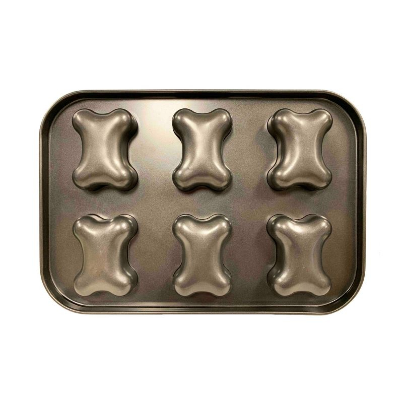 Midlee Nonstick Bone Shape Pan (Cupcake)