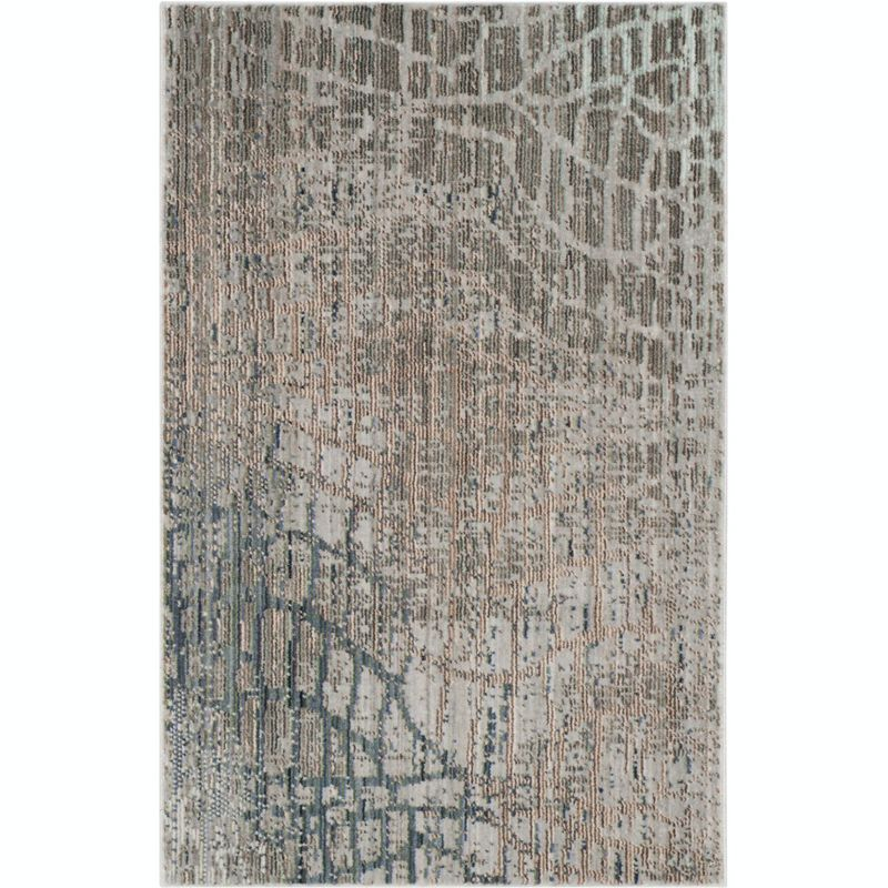 Valencia VAL204 Power Loomed Indoor Accent Rug - Grey/Multi - 3'x5' - Safavieh