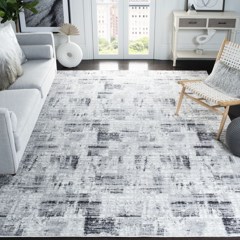 Amelia ALA786 Power Loomed Area Rug - Grey/Charcoal - 8'9"x11'9" - Safavieh.