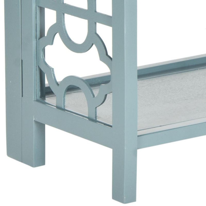 Natalie Small Bookcase - AMH6565 - Teal - Safavieh Couture