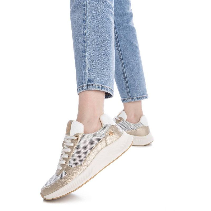 Xti Women's Fashion Casual Sneakers 143784 Gold 5