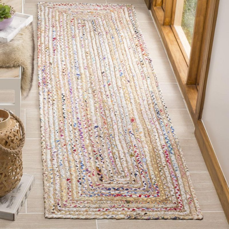 Cape Cod CAP202 Woven Indoor Area Rug - Beige/Multi - 2'x3' - Safavieh