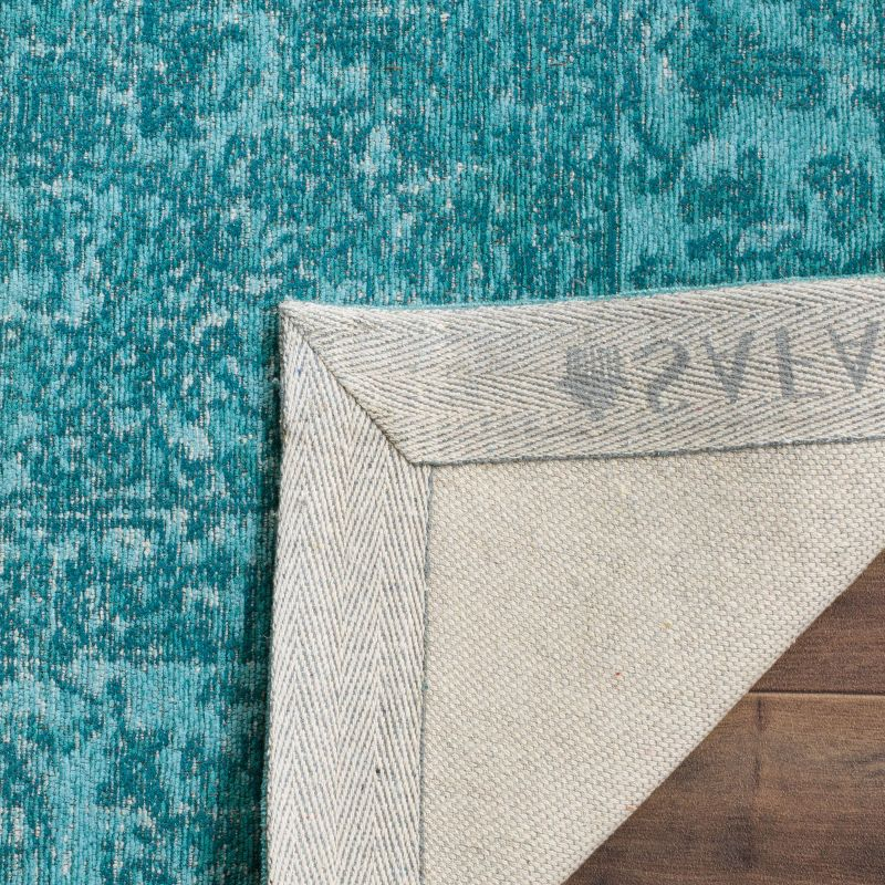 Classic Vintage CLV121 Loomed Indoor Runner Rug - Aqua - 2'4"x8' - Safavieh