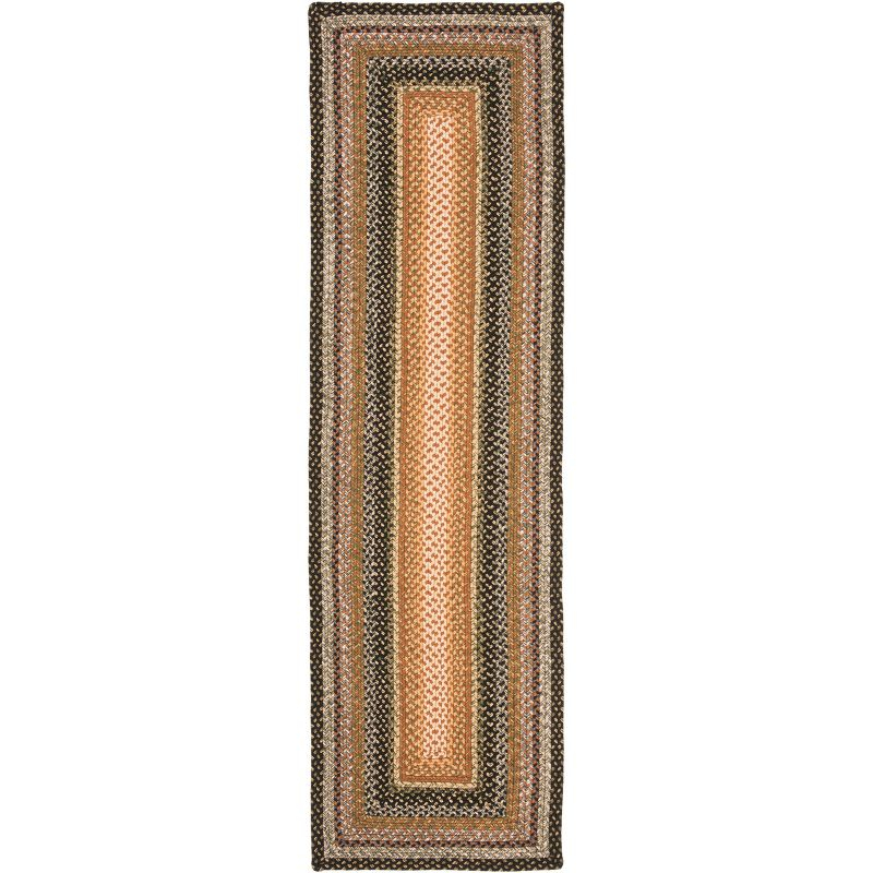 Braided BRD308 Hand Woven Runner Rug - Multi - 2'3"x6' - Safavieh.