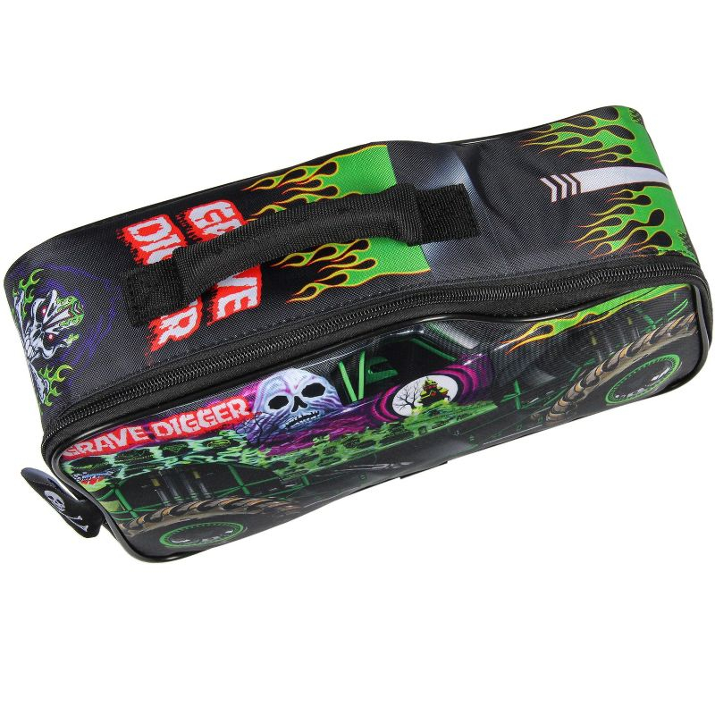 Monster Jam Lunch Box Grave Digger Truck Shaped Insulated Big Lunch Bag for Work Travel