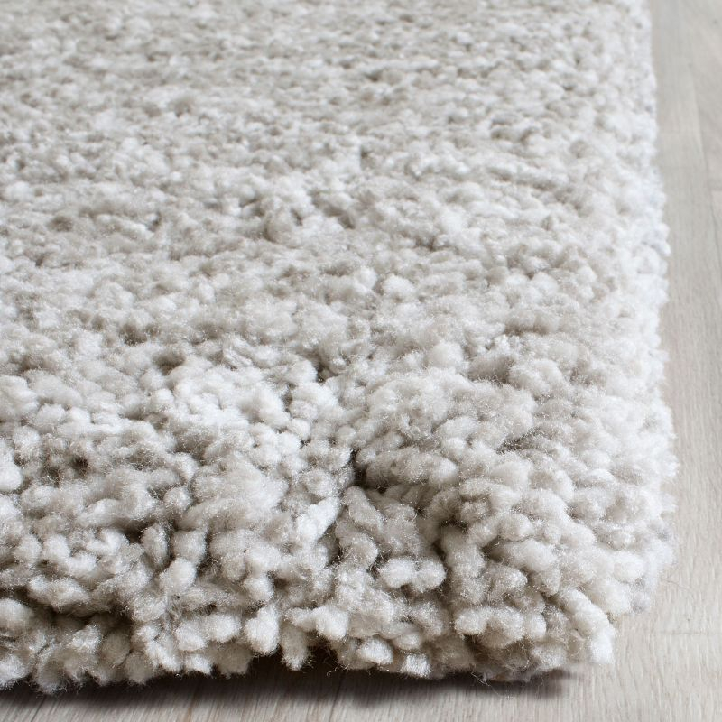 Ultimate Shag SGU211 Hand Tufted Indoor Accent Rug - Silver/Silver - 3'x5' - Safavieh.