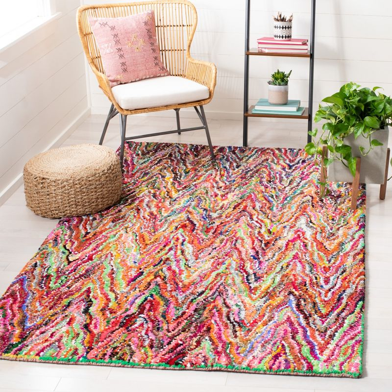 Nantucket NAN312 Hand Tufted Indoor Area Rug - Multi - 9'x12' - Safavieh