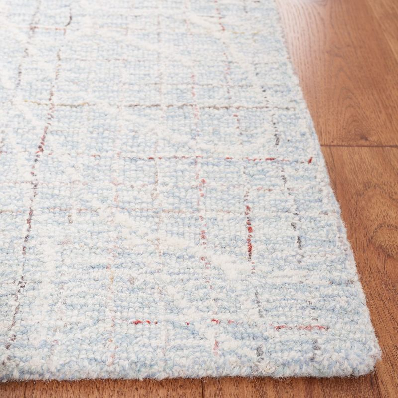 Metro MET881 Hand Tufted Indoor Area Rug - Blue/Ivory - 6'x6' - Safavieh