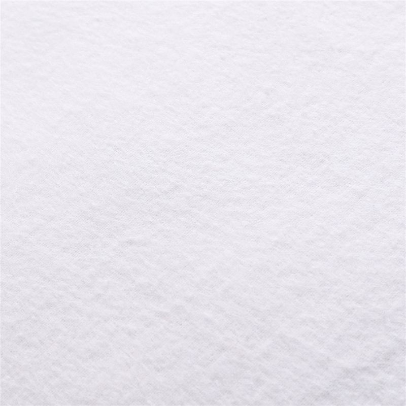 King Solid Flannel Sheet Set White - Laura Ashley