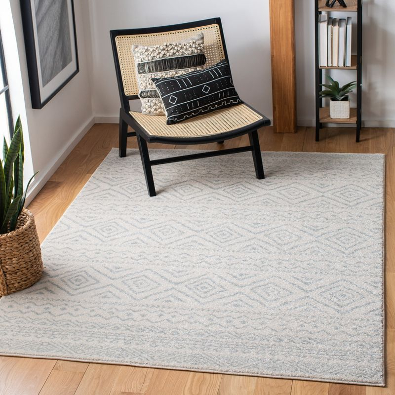 Tulum TUL267 Power Loomed Runner Rug - Ivory/Light Grey - 2'x9' - Safavieh.