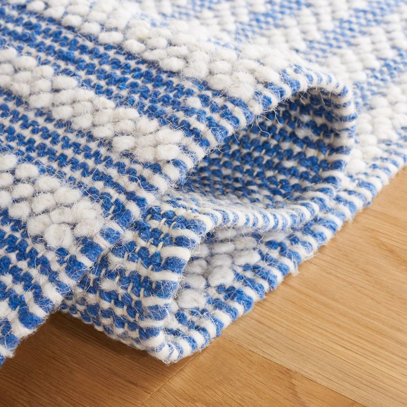 Natura NAT227 Hand Woven Indoor Area Rug - Ivory/Blue - 8'x10' - Safavieh