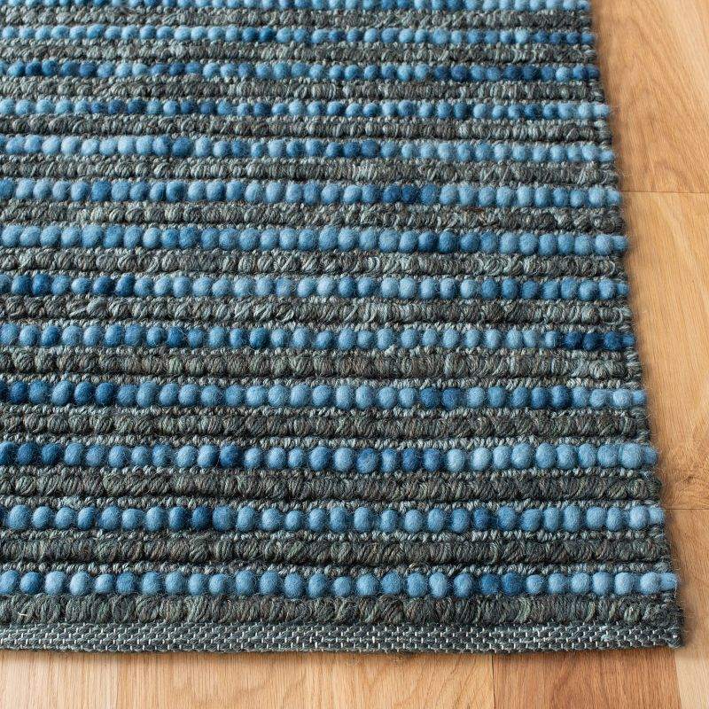 Bohemian BOH525 Hand Woven Runner Rug - Dark Blue/Multi - 2'6"x8' - Safavieh.