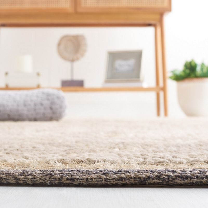 Natura NAT223 Hand Woven Indoor Area Rug - Brown/Natural - 6'x6' - Safavieh