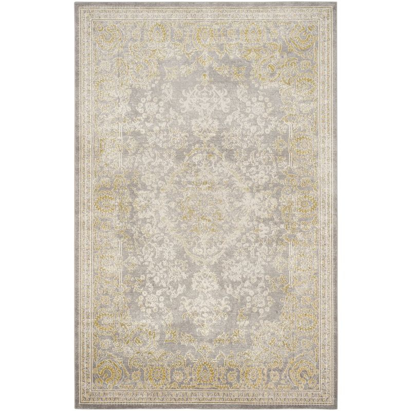 Passion PAS402 Power Loomed Area Rug - Grey/Green - 8'9"x11'9" - Safavieh.