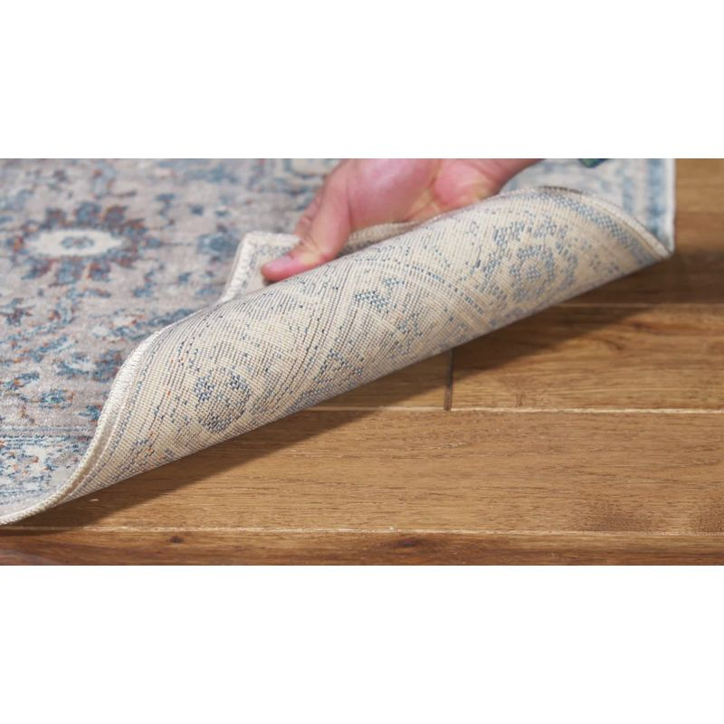Vintage Persian VTP447 Power Loomed Indoor Area Rug - Ivory/Charcoal - 5'x7'6" - Safavieh