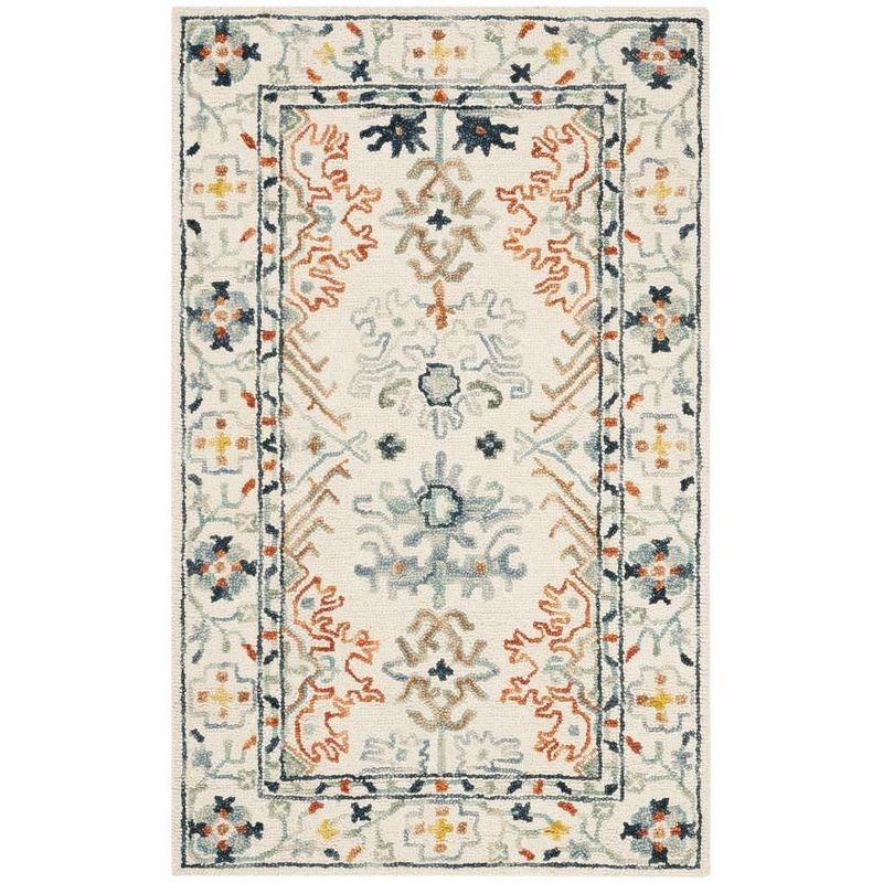 Aspen APN310 Hand Tufted Indoor Accent Rug - Ivory/Blue - 3'x5' - Safavieh