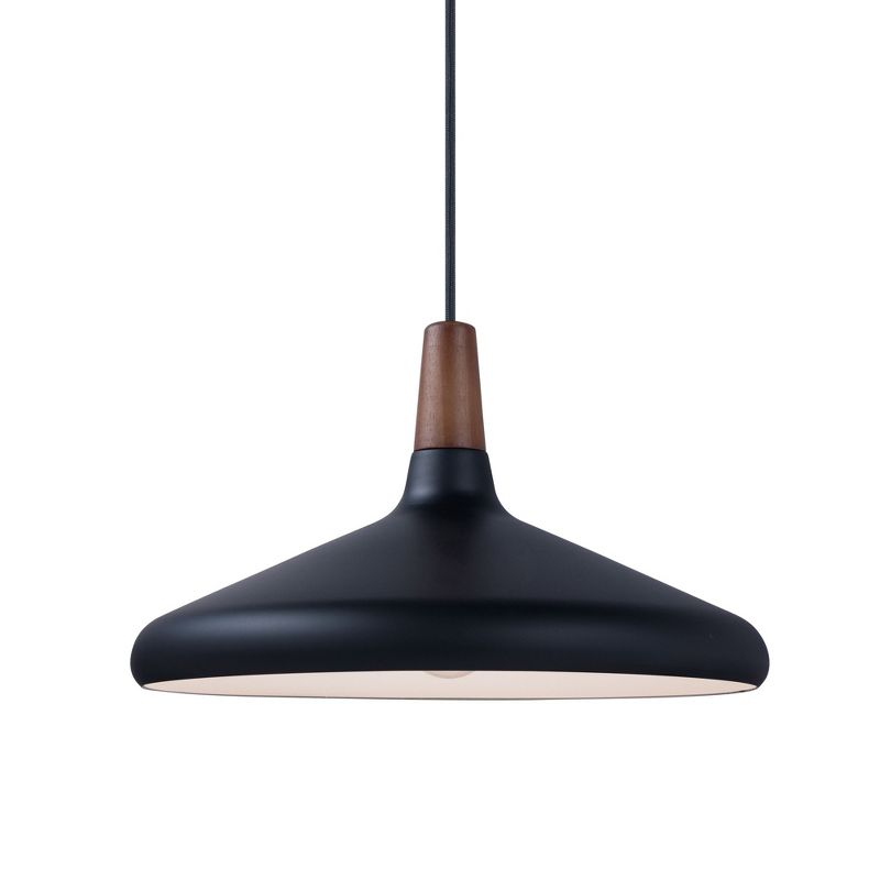 Maxim Lighting Nordic 1 - Light Pendant in  Walnut/Black