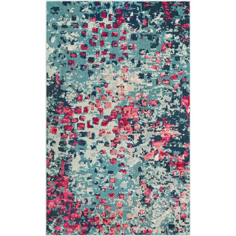 Unique Loom 5' 1 x 8' 0 Jardin Ivy Blue Area Rug