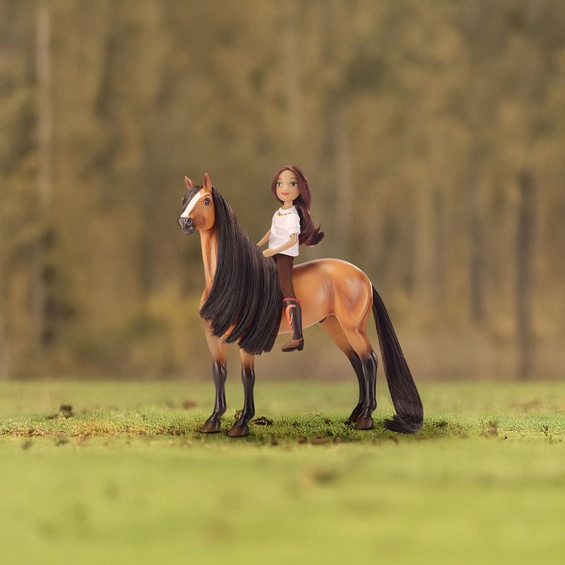 Breyer Animal Creations Breyer 1:12 Classics Spirit Riding Free Spirit & Lucky Model Horse Set