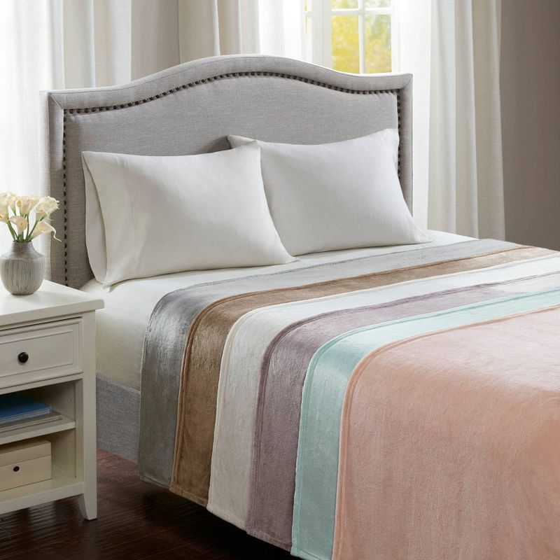 Madison Park Microlight Plush Bed Blanket